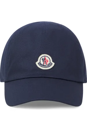 Moncler Baby Logo embroidered cotton baseball cap