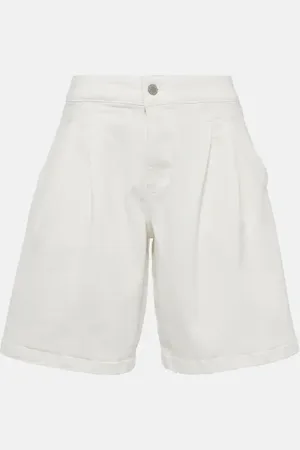 AG Jeans High-rise cotton shorts