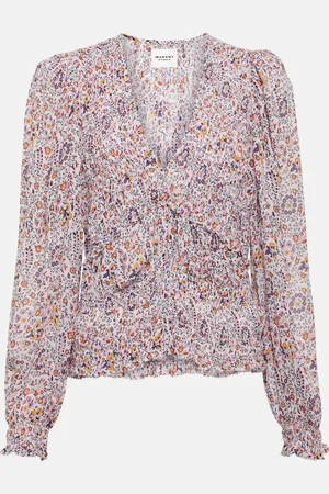Marant Etoile Nibel floral blouse