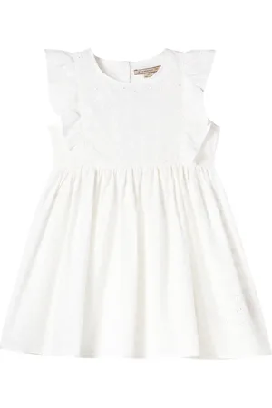 Konges Sløjd Lacey ruffled cotton dress