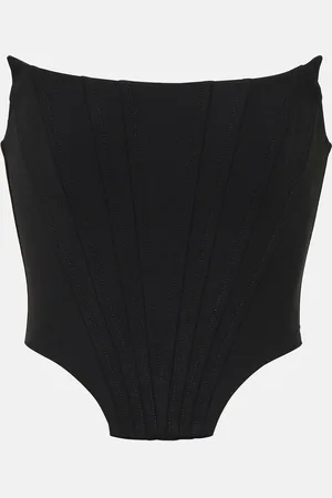 GIUSEPPE DI MORABITO Cropped wool-blend top