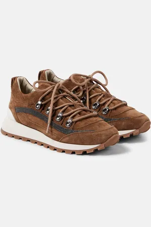 Brunello Cucinelli Monili suede sneakers