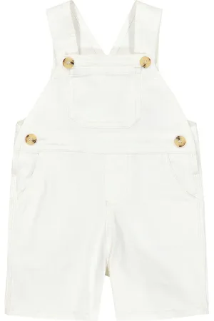BONPOINT Baby Aaron cotton twill overalls