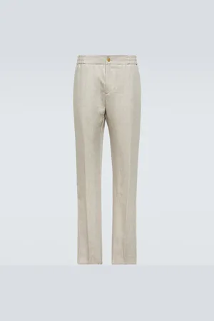 Etro Linen straight pants