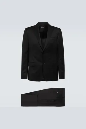 Ermenegildo Zegna Wool and mohair canvas suit