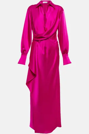 Simkhai Talita satin midi dress