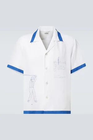 BODE Club Champion embroidered linen shirt