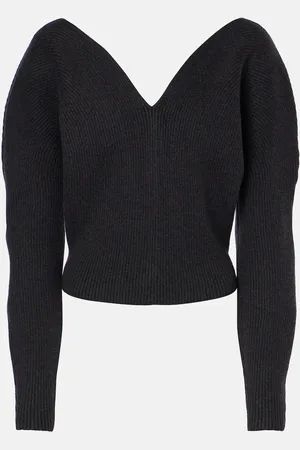 Alaïa Heart wool-blend sweater