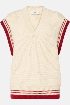 Ami Ami De CÅur ribbed-knit virgin wool vest