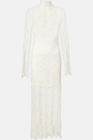 ULLA JOHNSON Talia floral lace maxi dress