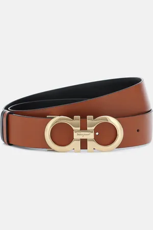 Salvatore Ferragamo Gancini reversible leather belt
