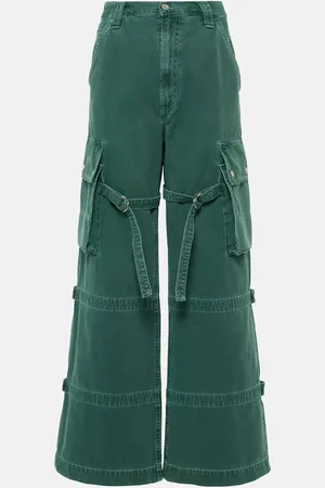 AGOLDE Vivian Strap mid-rise wide-leg jeans