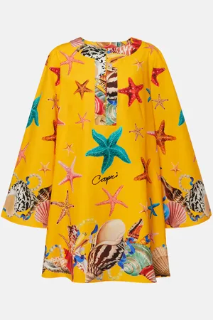 Dolce & Gabbana Capri printed cotton tunic