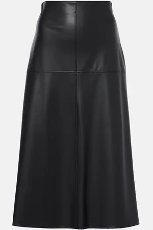 Max Mara Leisure Scilli coated jersey midi skirt