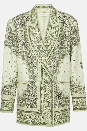 ZIMMERMANN Matchmaker printed linen blazer