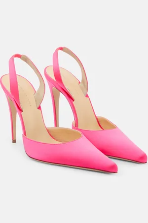 MAGDA BUTRYM Slingback satin pumps
