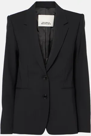 Isabel Marant Reva checked wool-blend blazer