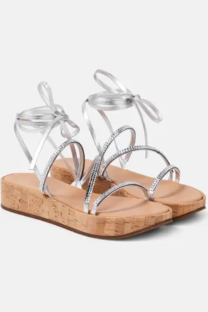 Ancient Greek Sandals Morfi leather platform sandals
