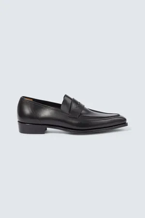 GEORGE CLEVERLEY George leather penny loafers