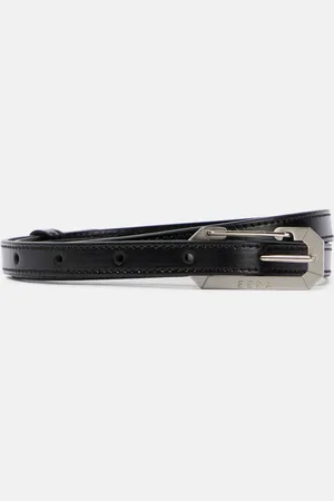 Eera Logo-engraved buckled leather belt
