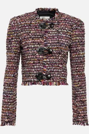 Isabel Marant Gradilia cropped wool-blend jacket