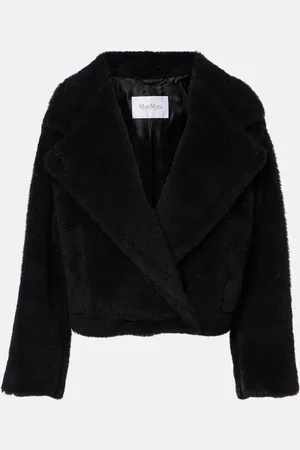 Max Mara Oggeri alpaca, wool, and silk teddy coat