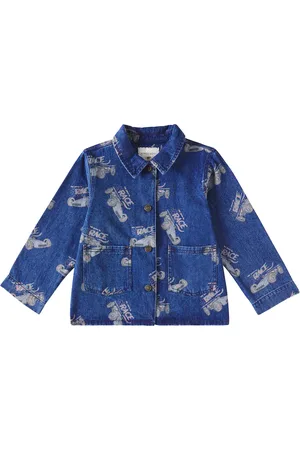 Konges Sløjd Magot printed denim jacket