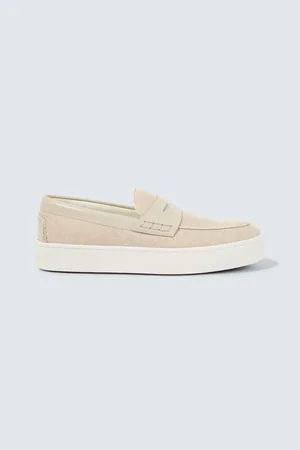 Christian Louboutin Paqueboat canvas and leather loafers