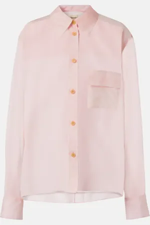 Khaite Yatty silk organza blouse