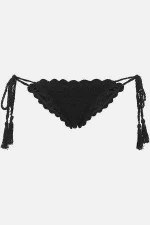 ANNA KOSTUROVA Crochet cotton bikini bottoms