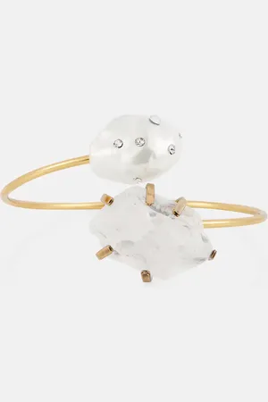Erdem Pearl gold-plated brass bracelet
