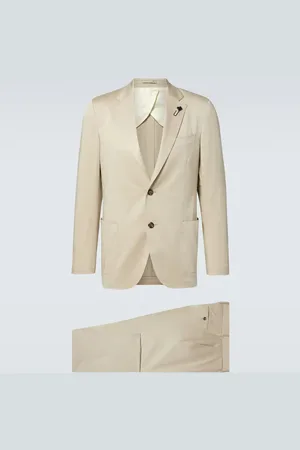 LARDINI Cotton-blend suit
