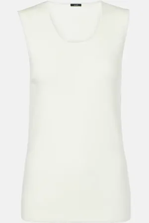 Joseph Silk-blend tank top