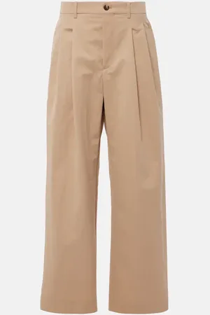 WARDROBE.NYC Drill Chino cotton-blend wide-leg pants