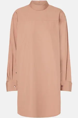DRIES VAN NOTEN High-neck cotton blouse