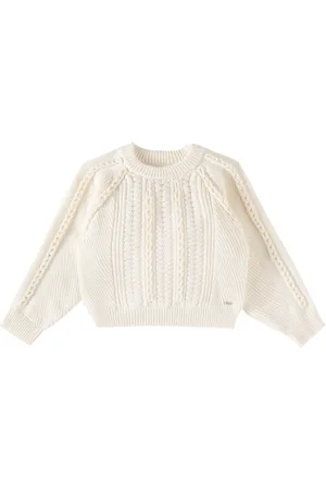 Chloé Cable-knit cotton and wool sweater