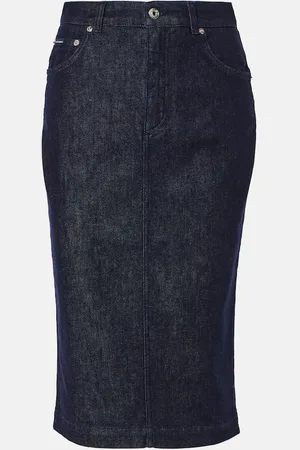 Dolce & Gabbana Denim pencil skirt