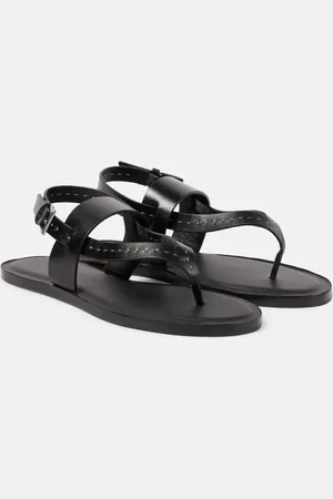 Max Mara Leather thong sandals