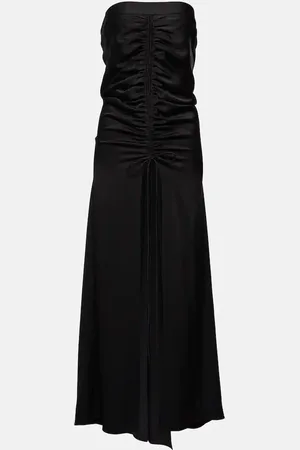 ALEX PERRY Sutton satin maxi skirt