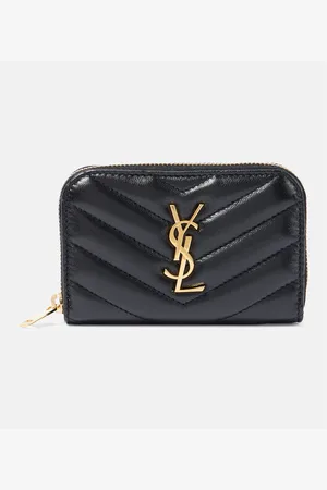Saint Laurent Cassandre matelassÃ© leather coin purse