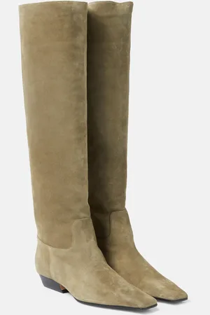 Khaite Marfa suede knee-high boots