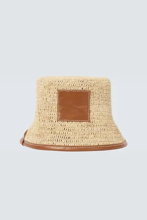 Jacquemus Le Bob Soli raffia bucket hat