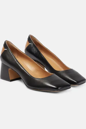 Maison Margiela Four Stitch leather court pumps