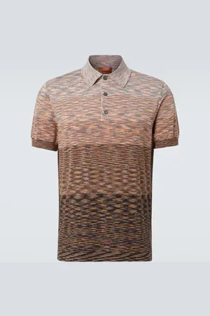 Missoni Space-dyed cotton polo shirt