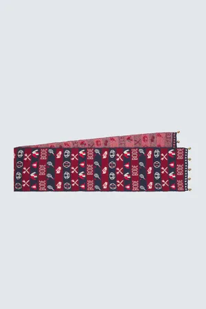 BODE Sporting alpaca jacquard scarf