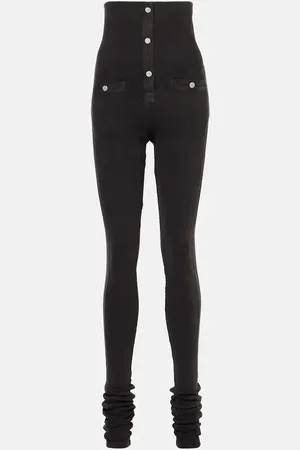 The Attico Cotton-blend leggings
