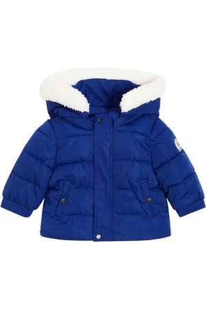 Tartine Et Chocolat Baby faux shearling-trimmed puffer jacket