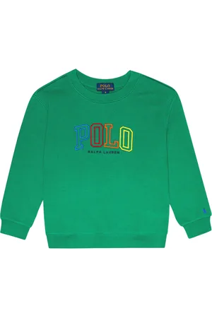 Ralph Lauren Logo cotton-blend jersey sweatshirt