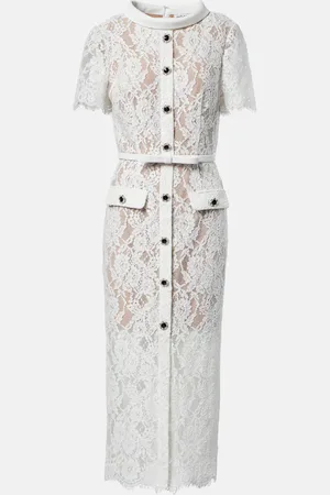 Self-Portrait Lace midi dress