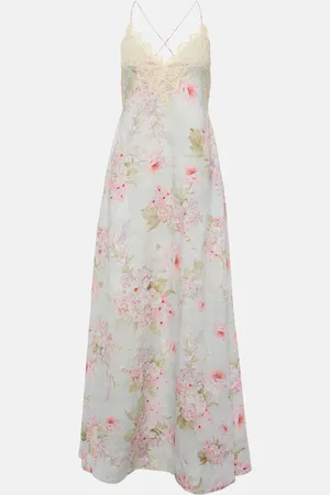ZIMMERMANN Halliday lace-trimmed floral maxi dress